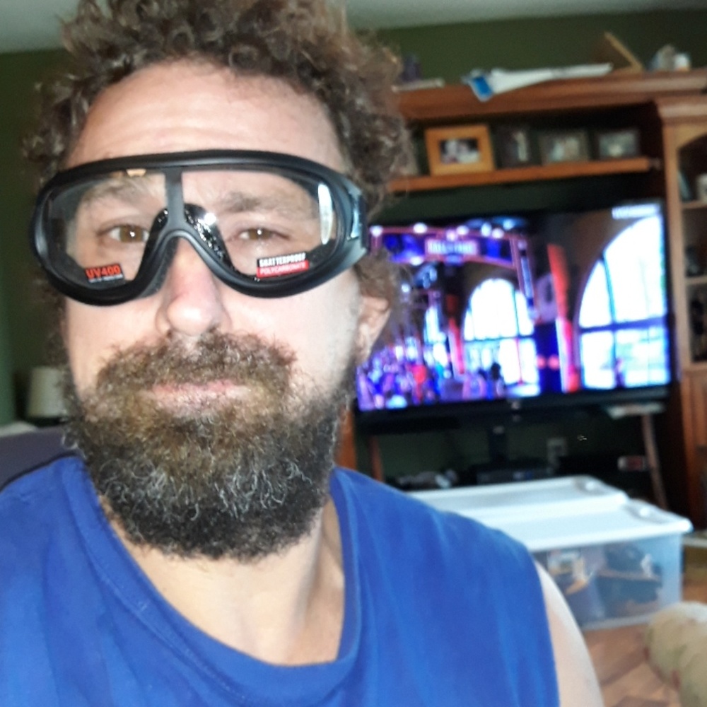 Trump Clear Goggles Burning Man Motorcycle Moped